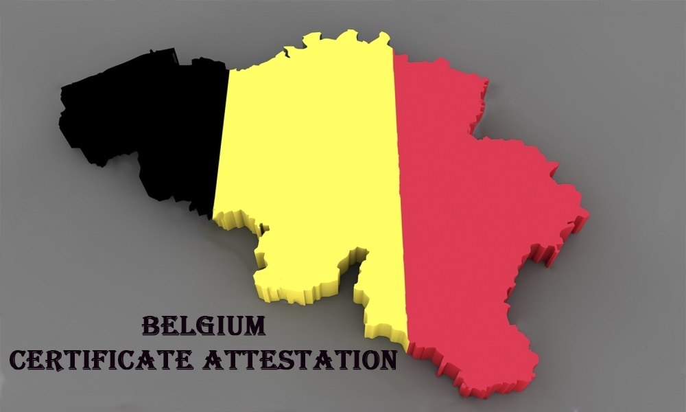belgium certificate attestation