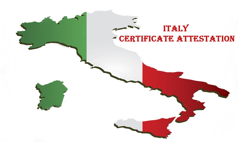 italy certificate attestation